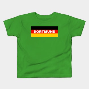 Dortmund City in German Flag Kids T-Shirt